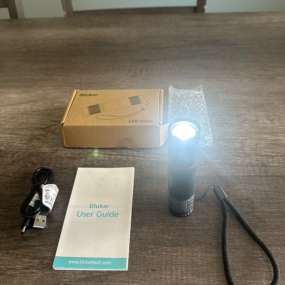 Blukar Flashlight Rechargeable Bright Small Flashlight
New - Picture 7 of 9